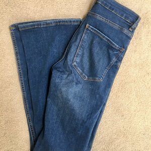 Flare Zara true blue Jeans, high-waisted